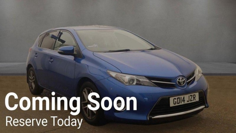 View TOYOTA AURIS 1.4 D-4D Icon Plus Euro 5 (s/s) 5dr